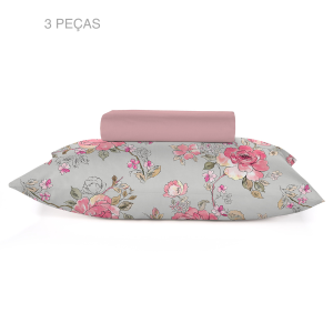 Jogo de lençol  King 3 pçs Teka Diamante