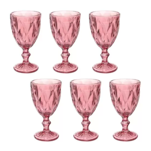 Jogo de Taças Diamante 300 ml 06 Pçs