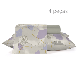 Jogo de lençol casal 4 pçs Teka Diamante