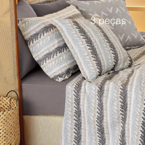 Jogo de lençol king 3 peças Teka Crystal