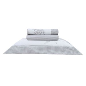 Jogo de lençol solteiro 3 pçs 200 fios Naturalle