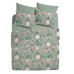 Jogo de lençol queen 4 pçs Microcotton