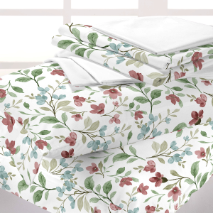 Jogo de lençol queen 4 pçs Microcotton