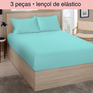 Jogo lençol queen 3 pçs Premium Línea