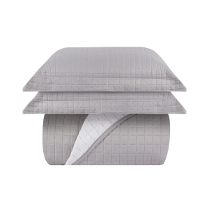 Cobreleito king duo grid dupla face