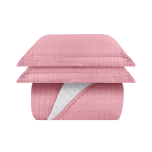 Cobreleito queen duo grid dupla face